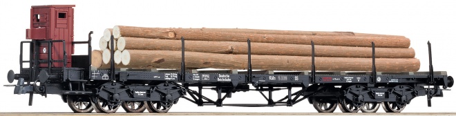 4 axle Flat car with load<br /><a href='images/pictures/Roco/67366.jpg' target='_blank'>Full size image</a>